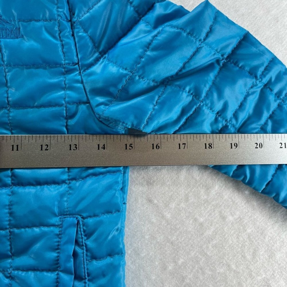 Pacific Trail Jacket Youth M 5/6 Quilted Full Zip Long Sleeve Insulated Blue - Picture 10 of 12